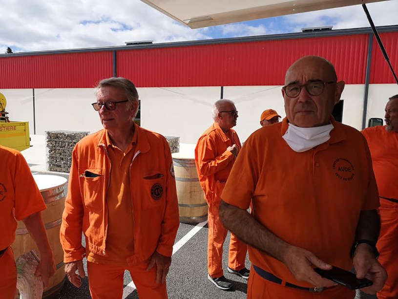 Gilles Meallier, bénévole au CCFF (photo extraite de la page Facebook Comités Communaux Feux de Forêts de l'Aude